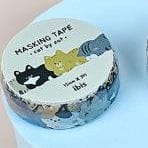 BeeCrazee Kawaii Die-cut Masking Tapes Cat by Cat Kawaii Gifts