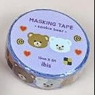 BeeCrazee Kawaii Die-cut Masking Tapes Cookie Bear Kawaii Gifts 8808659125387