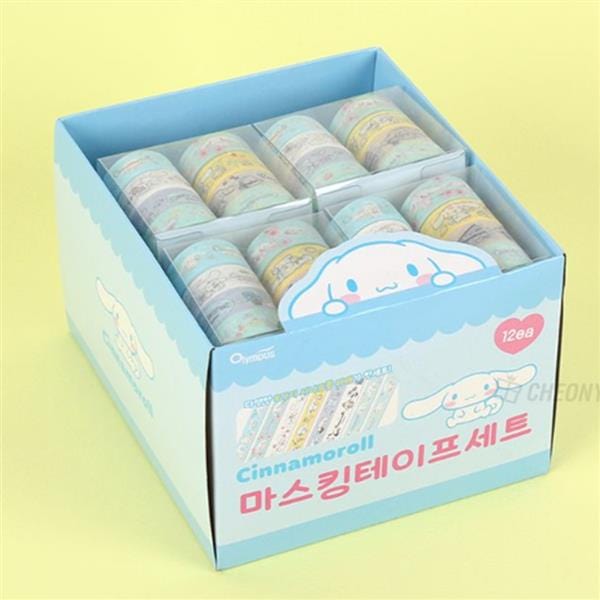 BeeCrazee Sanrio Cinnamoroll Masking Tapes - 8 Piece Set Kawaii Gifts 8809394880111