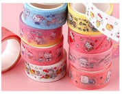 BeeCrazee Sanrio Hello Kitty Washi Tapes (8 Piece Set) Kawaii Gifts 8809955833860
