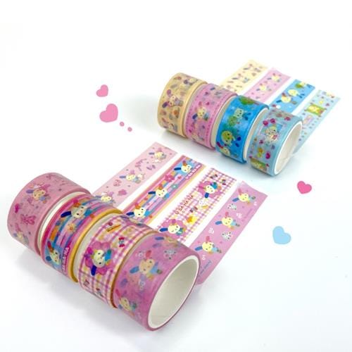 BeeCrazee Sanrio Usahana Washi Tapes (8 Piece Set) Kawaii Gifts 8809955836533