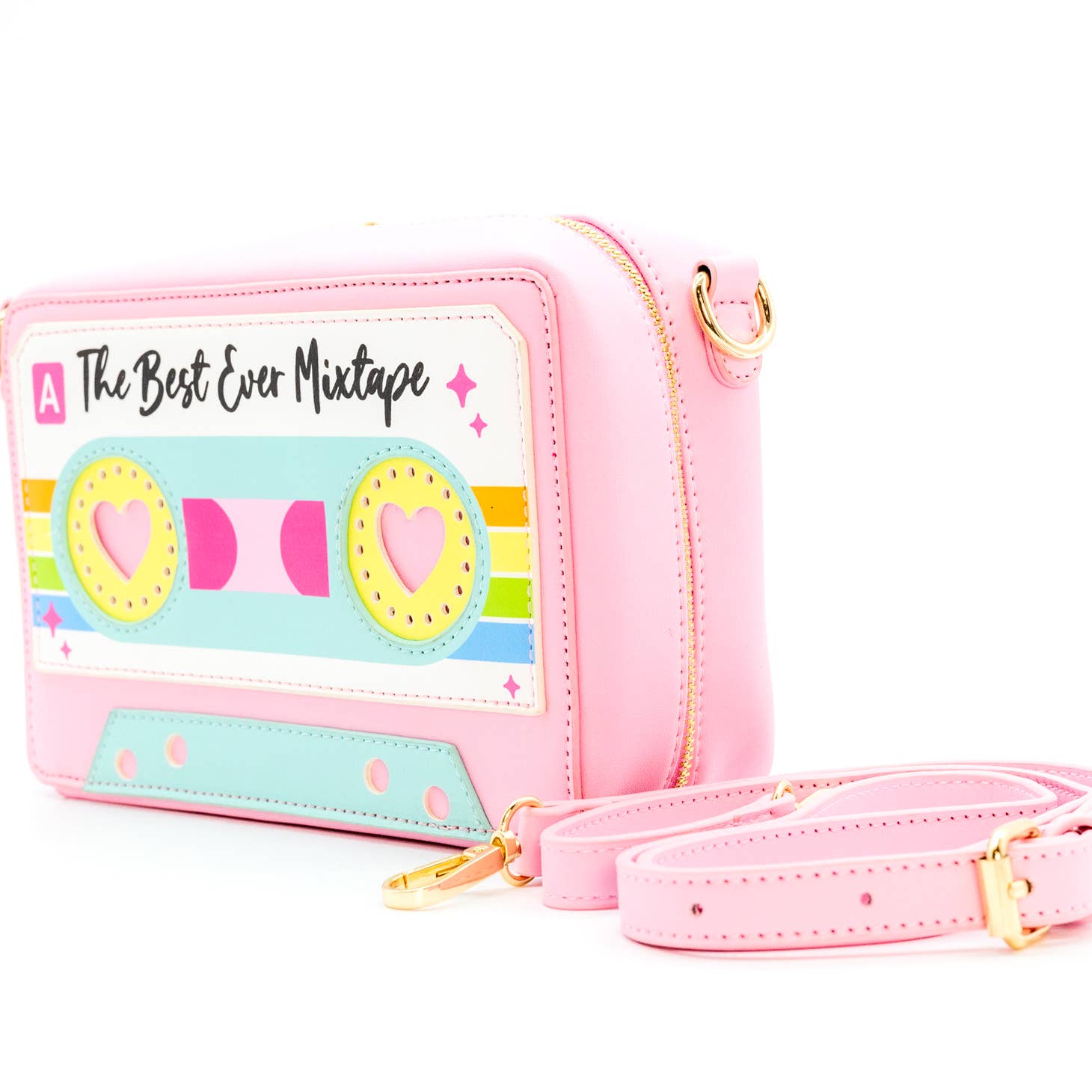 Bewaltz Best Ever Cassette Tape Retro Pink Handbag Kawaii Gifts