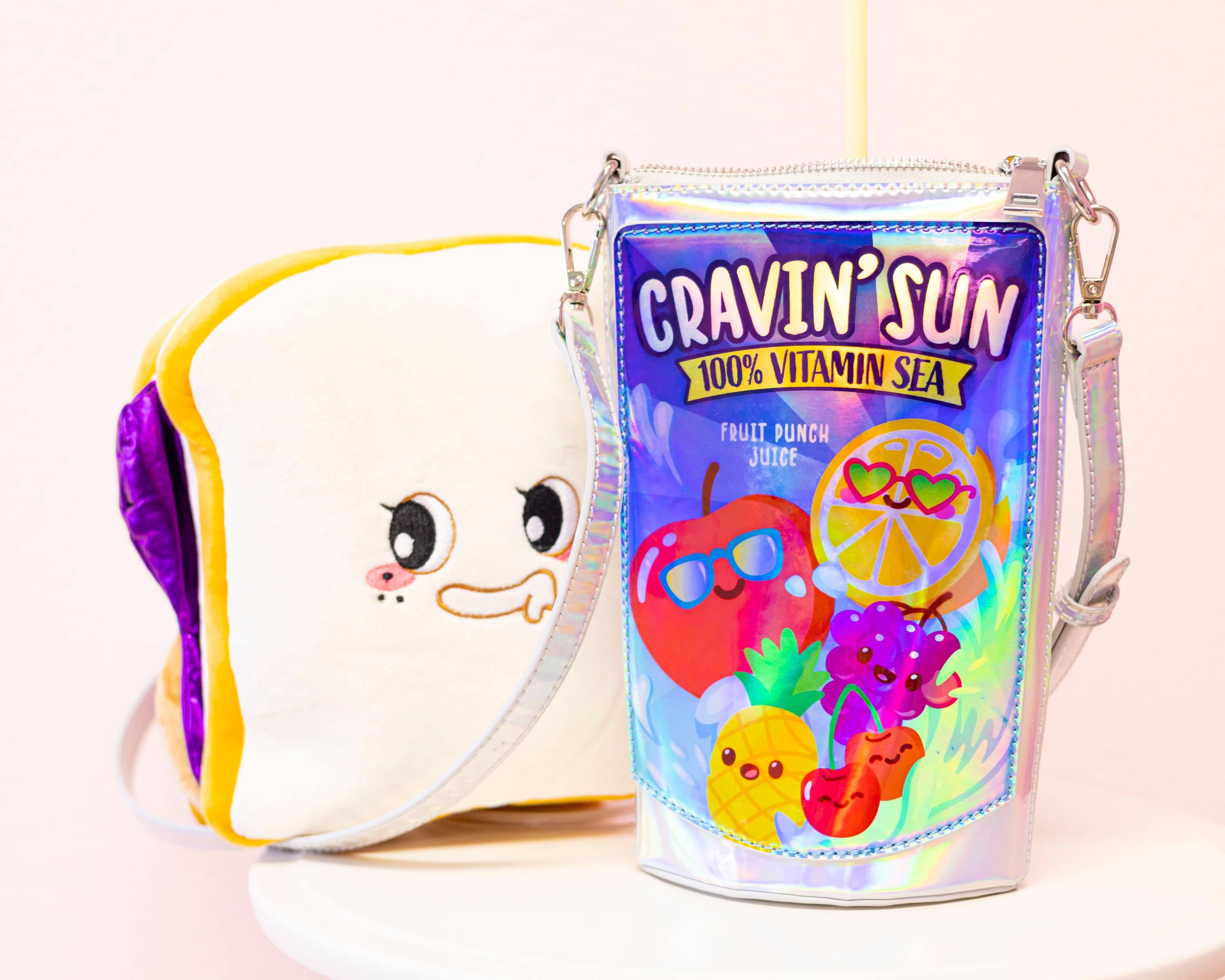 Bewaltz Cravin' Sun Fruit Juice Pouch Handbag 🌞 Kawaii Gifts 653753438080
