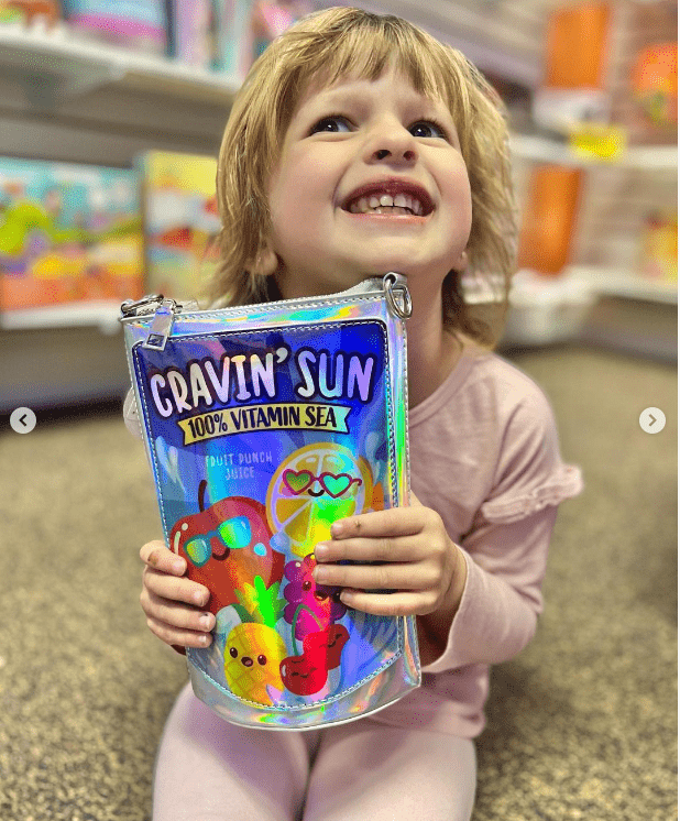 Bewaltz Cravin' Sun Fruit Juice Pouch Handbag 🌞 Kawaii Gifts 653753438080