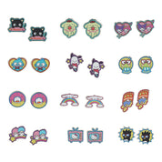 BioWorld Hello Kitty & Friends 12-Pair Earrings Set Kawaii Gifts 197394549977