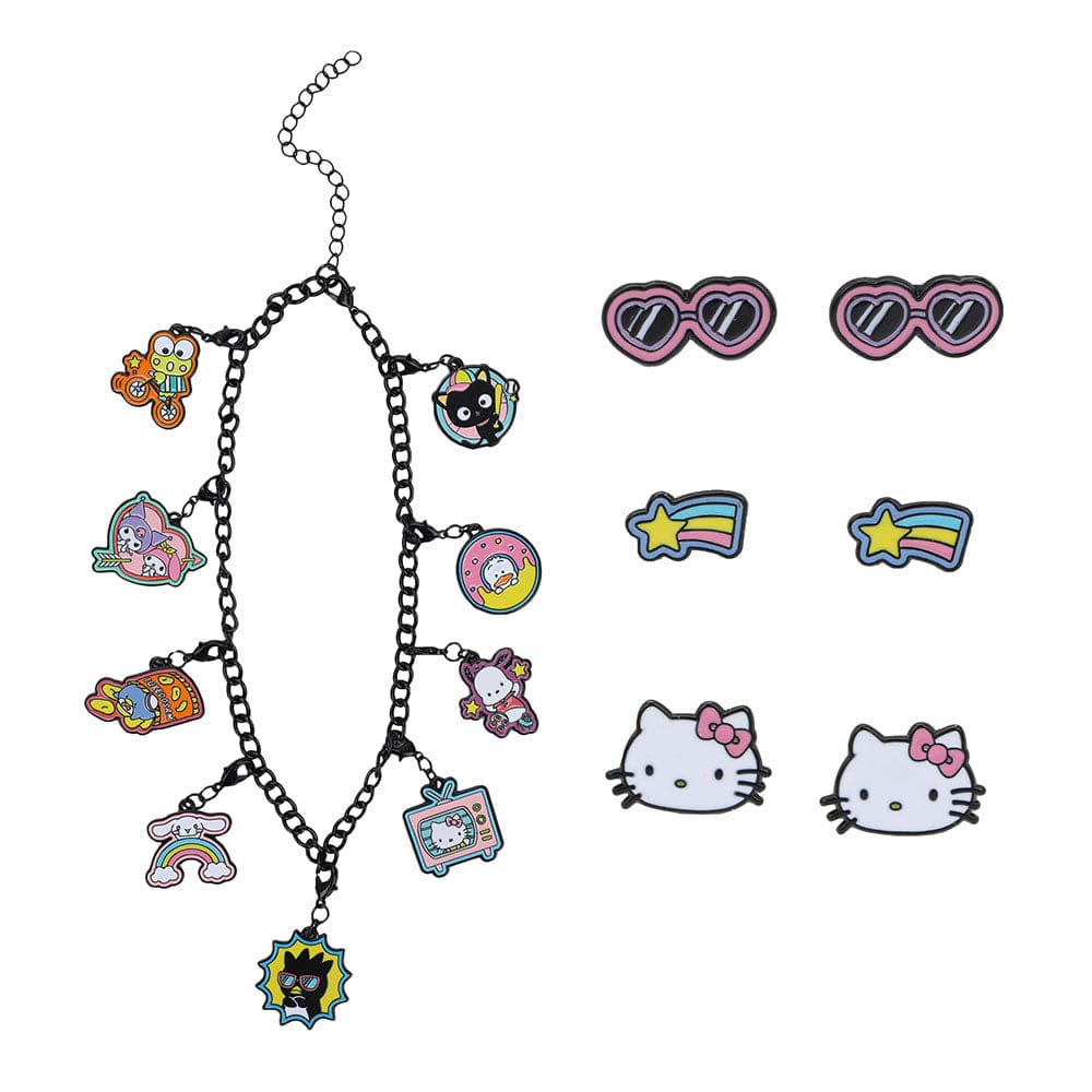 BioWorld Hello Kitty & Friends Earrings Charms & Necklace 12 Days of Christmas Advent Calendar Set Kawaii Gifts 197394494611
