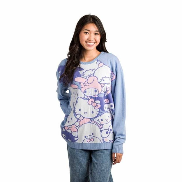 BioWorld Hello Kitty & Friends Periwinkle Sweater Kawaii Gifts