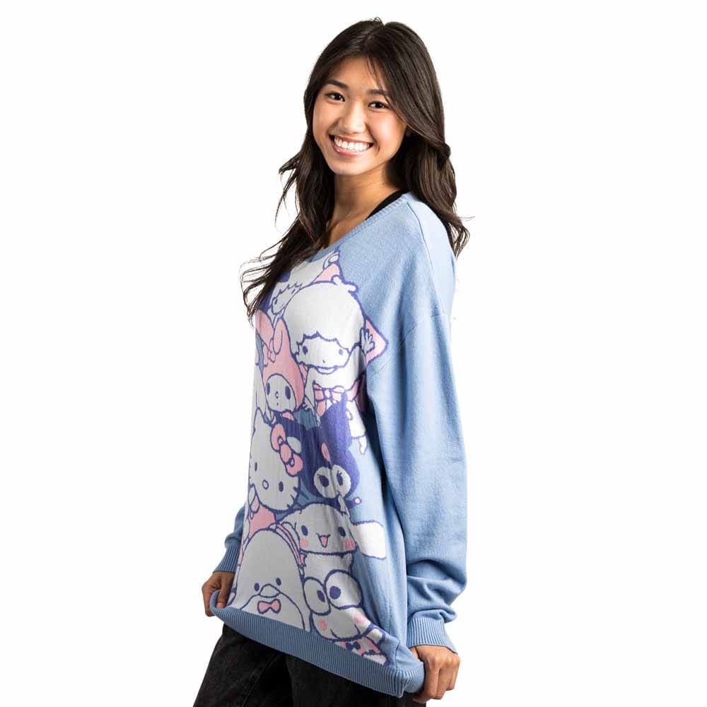 BioWorld Hello Kitty & Friends Periwinkle Sweater Kawaii Gifts