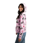 BioWorld Kuromi Spunky Poses Lavender Zip-Up Hoodies Kawaii Gifts