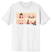 BioWorld Spy X Family Screenshots Unisex Adult White Tee Kawaii Gifts