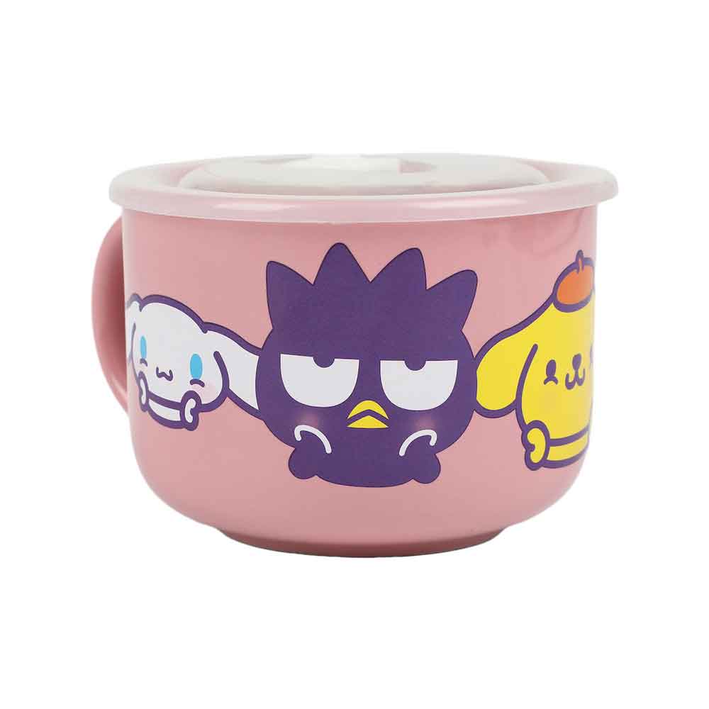 BioWorld Hello Kitty & Friends Ceramic Soup Mug with Vented Lid Kawaii Gifts