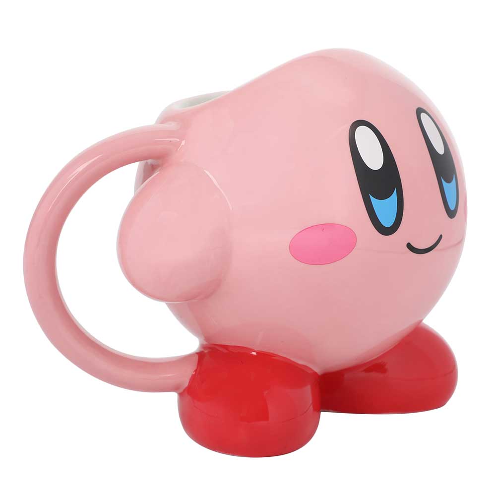 BioWorld Kirby Sculpted 16 oz Ceramic Mug Kawaii Gifts 197394253416