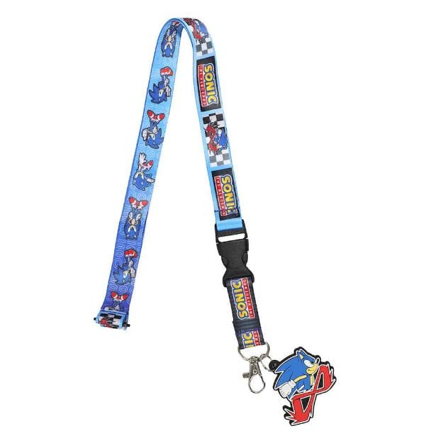 BioWorld Sonic The Hedgehog Rubber Charm Lanyard Kawaii Gifts 196179858983