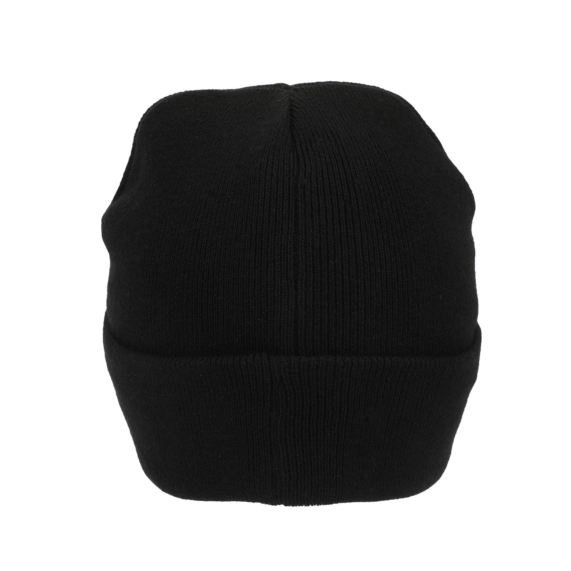 Bioworld Merchandising KPop Demon Hunters Saja Boys Black Cuff Knit Beanie Kawaii Gifts 198996635075