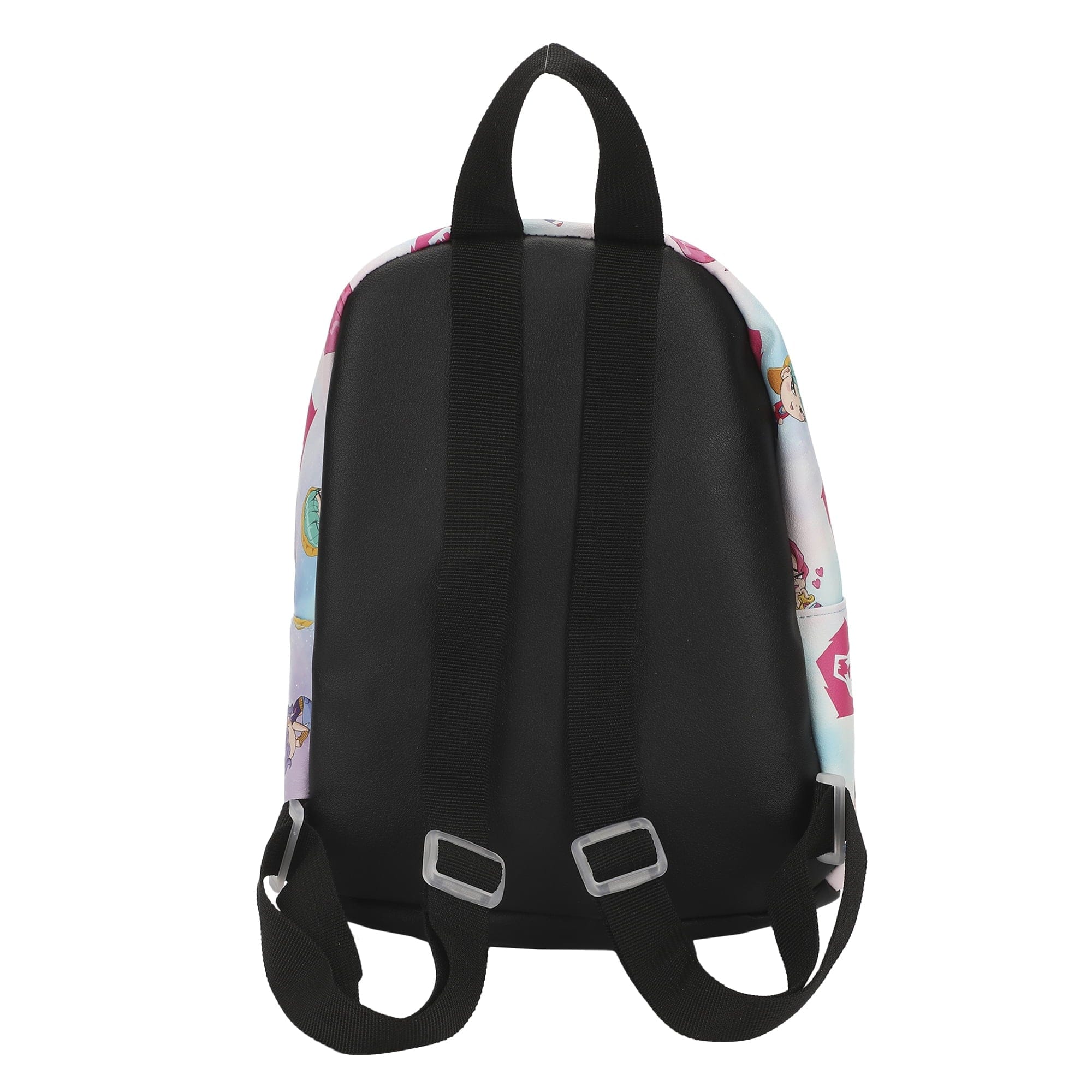 boy mini backpack KPop Demon Hunters Chibi Saja 9" Adult Blue & Pink Mini Backpack
