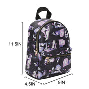 Bioworld Merchandising KPop Demon Hunters Huntrix Adult Black 11.5" Mini Backpack Kawaii Gifts 198996636126