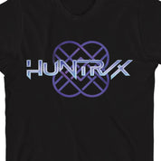 Bioworld Merchandising KPop Demon Hunters Huntrix Logo on Black Short Sleeve Kids T Shirt Medium Kawaii Gifts 198996544865
