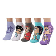 Bioworld Merchandising KPop Demon Hunters 5-Pair Pack Adult Ankle Socks Kawaii Gifts 198996670601