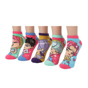 Bioworld Merchandising KPop Demon Hunters Saja Boys 5-Pair Pack Adult Ankle Socks Kawaii Gifts 198996626264