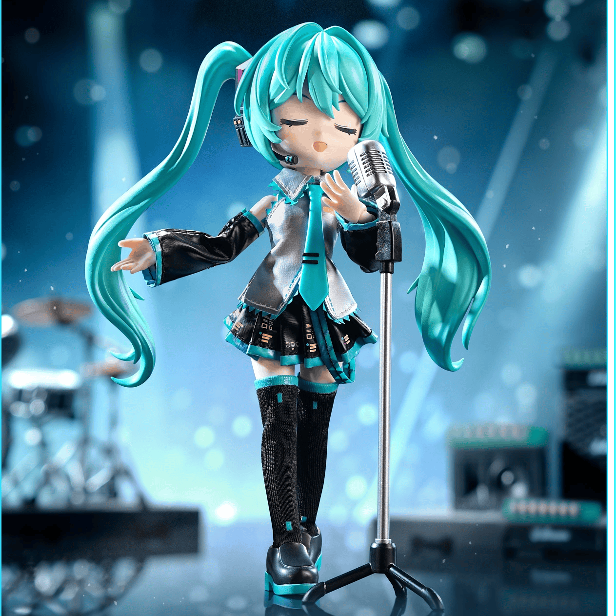 Blokees Hatsune Miku Blokees DaaLaMode 5.5" Posable Figure Kit with Real Fabric Official Outfit Kawaii Gifts 810181532937