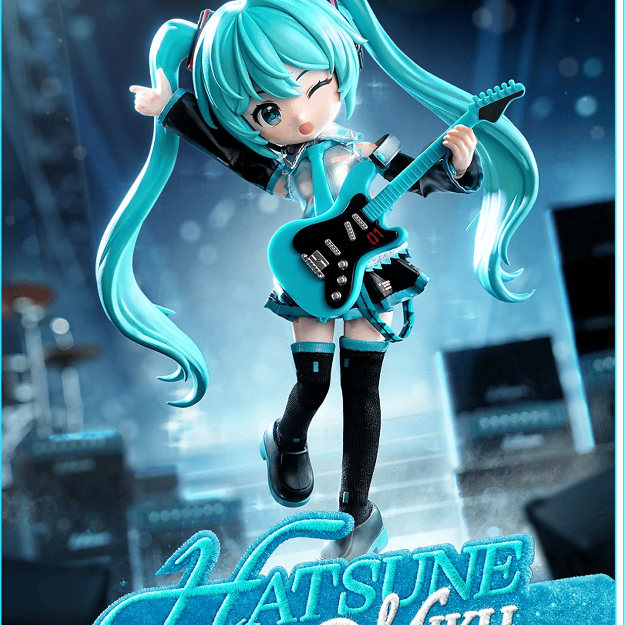Blokees Hatsune Miku Blokees DaaLaMode 5.5" Posable Figure Kit with Real Fabric Official Outfit Kawaii Gifts 810181532937