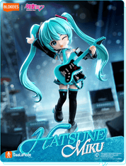 Blokees Hatsune Miku Blokees DaaLaMode 5.5" Posable Figure Kit with Real Fabric Official Outfit Kawaii Gifts 810181532937