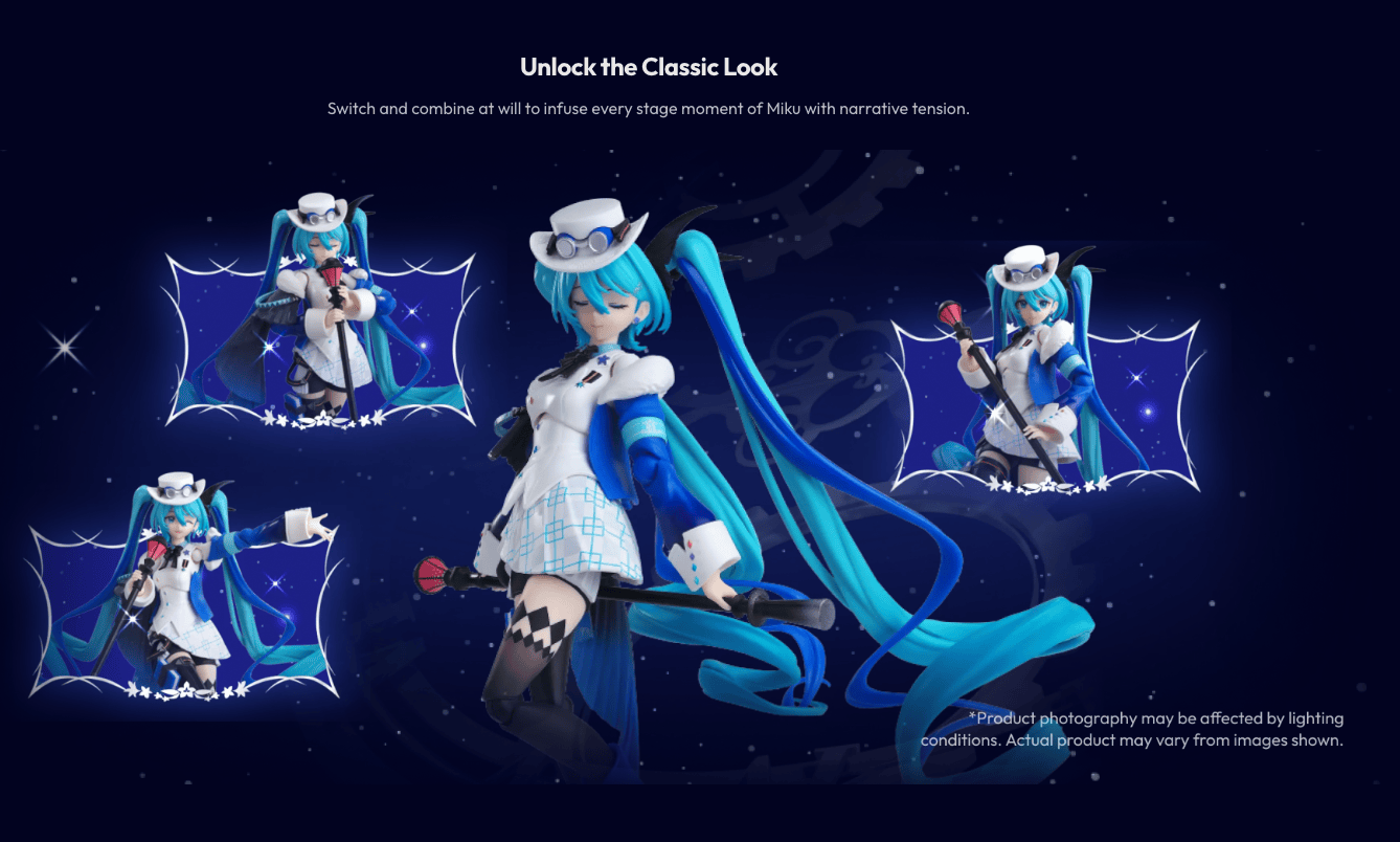 Blokees Hatsune Miku MikuWithYou 2025 Blokees Fantastic Series 6.5" Posable Figure Kit Kawaii Gifts 810181533699