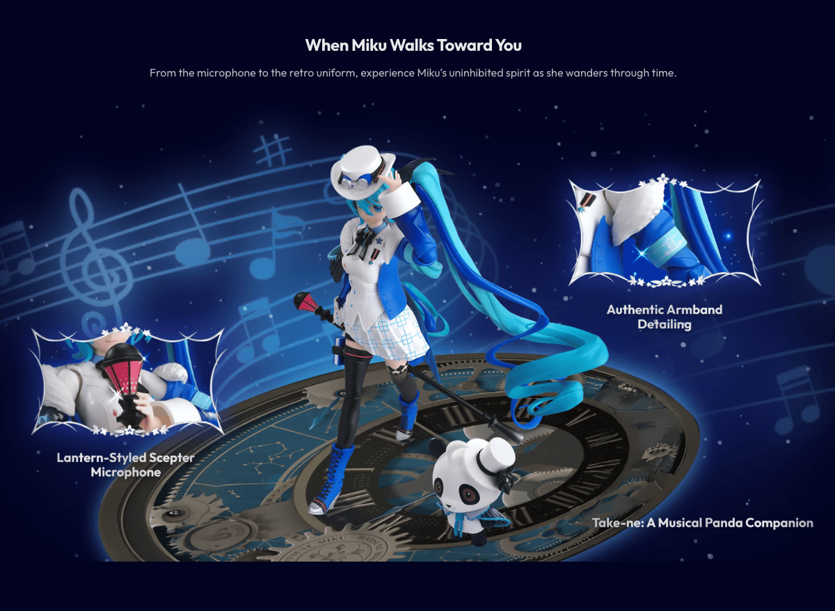 Blokees Hatsune Miku MikuWithYou 2025 Blokees Fantastic Series 6.5" Posable Figure Kit Kawaii Gifts 810181533699