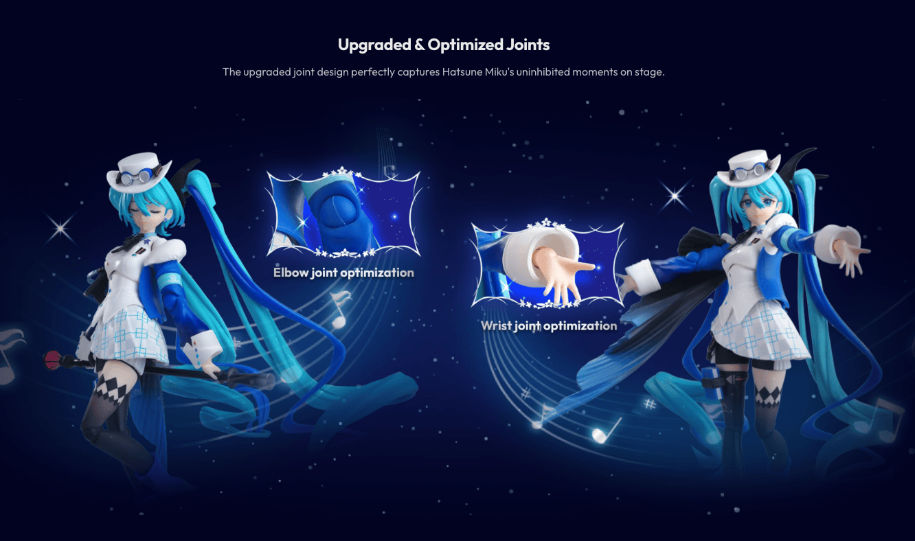 Blokees Hatsune Miku MikuWithYou 2025 Blokees Fantastic Series 6.5" Posable Figure Kit Kawaii Gifts 810181533699