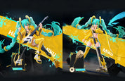 Blokees Hatsune Miku Vivid Echo Blokees Fantastics Series 7" Posable Figure Kit Kawaii Gifts
