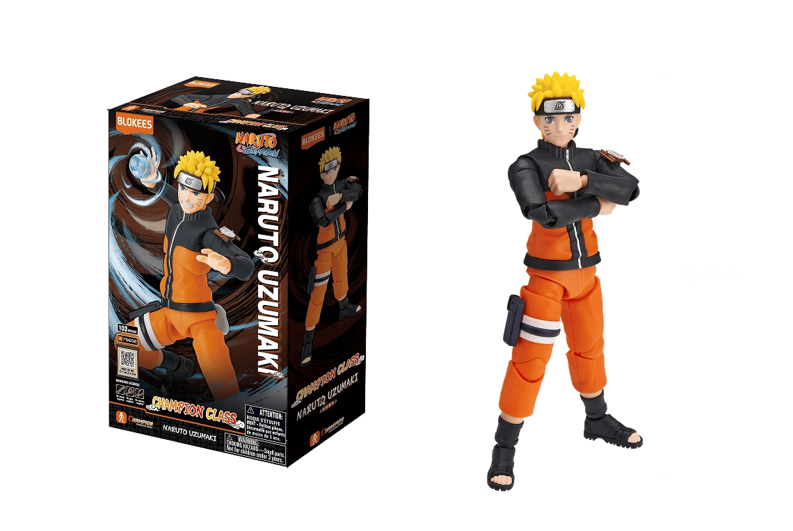 Blokees Naruto Shippuden 5.5" Naruto Uzumaki Blokees Figure Set Kawaii Gifts 810181531794