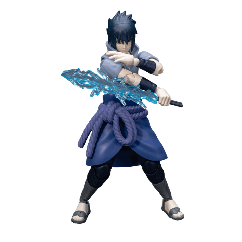 Blokees Naruto Shippuden 5.5" Sasuke Uchiha Blokees Figure Set Kawaii Gifts