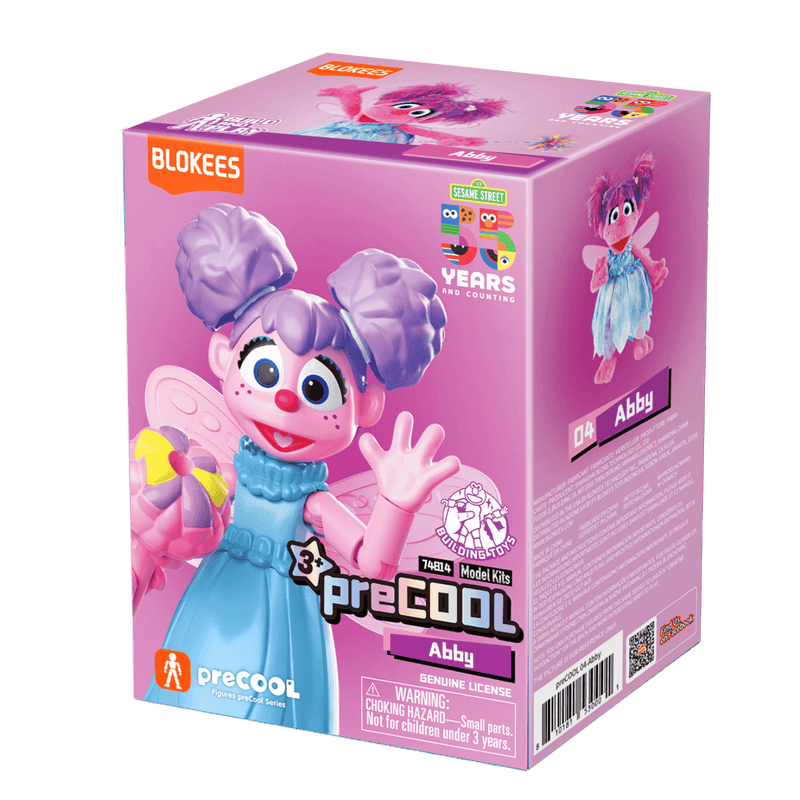 Blokees Sesame Street PreCOOL S.1 Blokees Action Figure Kits Abby Kawaii Gifts 810181530001