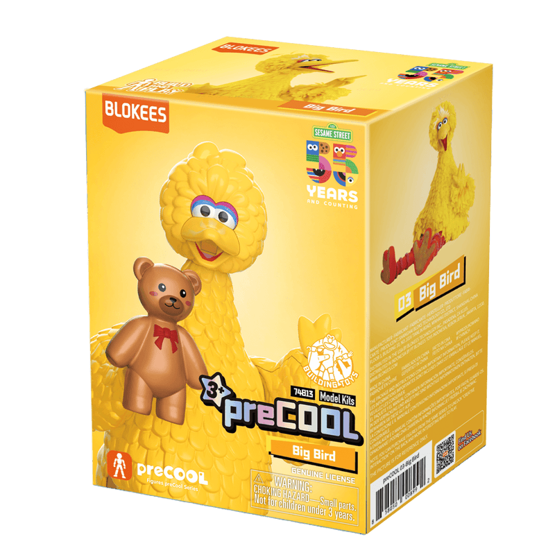 Blokees Sesame Street PreCOOL S.1 Blokees Action Figure Kits Big Bird Kawaii Gifts 858050008992
