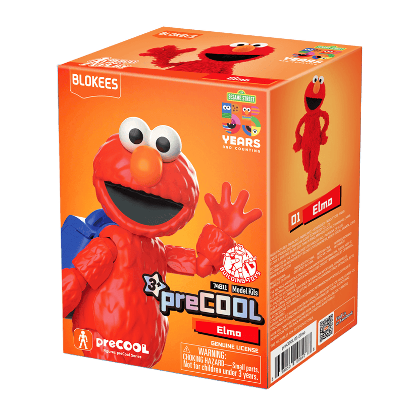 Blokees Sesame Street PreCOOL S.1 Blokees Action Figure Kits Elmo Kawaii Gifts 858050008978