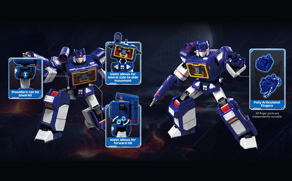 Blokees Transformers Action Edition 03 Sound Wave 7" Blokees Action Figure Kits Kawaii Gifts 810181530872