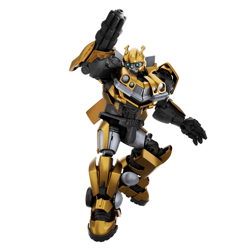 Blokees Transformers Limited Edition Classic Class 5.5" Ex Elite Bumblebee Metallic Version Blokees Action Figure Kit Kawaii Gifts 810181530452
