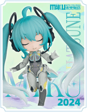 Blokees Hatsune Miku DaaLaMode Q Series MikuWithYou 4" Blokees Figure Blind Box Kawaii Gifts 810181534306