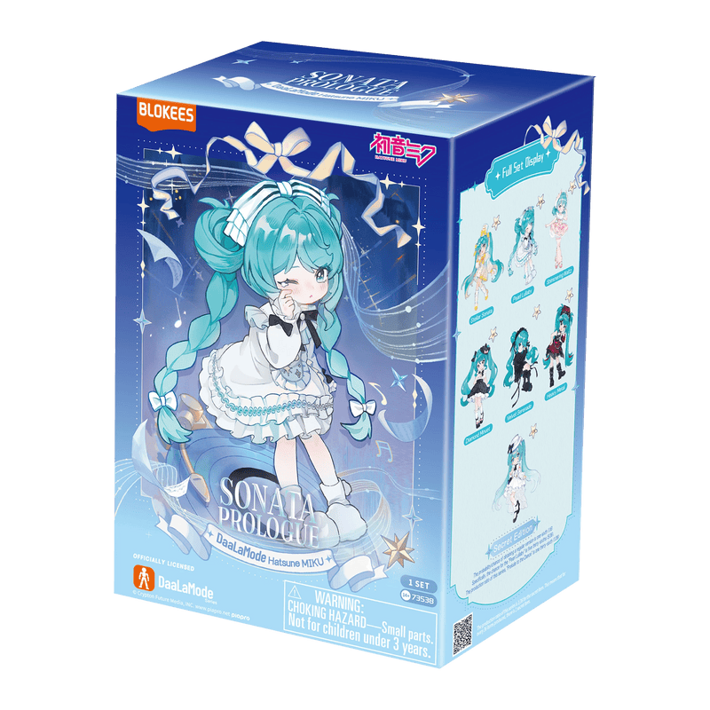 Blokees Hatsune Miku DaaLaMode Series Sonata Prologue 5.5" Blokees Figure Blind Box Kawaii Gifts 810181534030