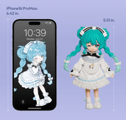 Blokees Hatsune Miku DaaLaMode Series Sonata Prologue 5.5" Blokees Figure Blind Box Kawaii Gifts 810181534030