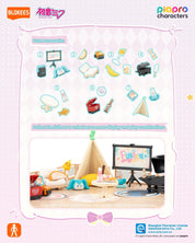 Blokees Hatsune Miku Terrace Party 3" Surprise Blokees Figure Blind Box Kawaii Gifts 810181533682