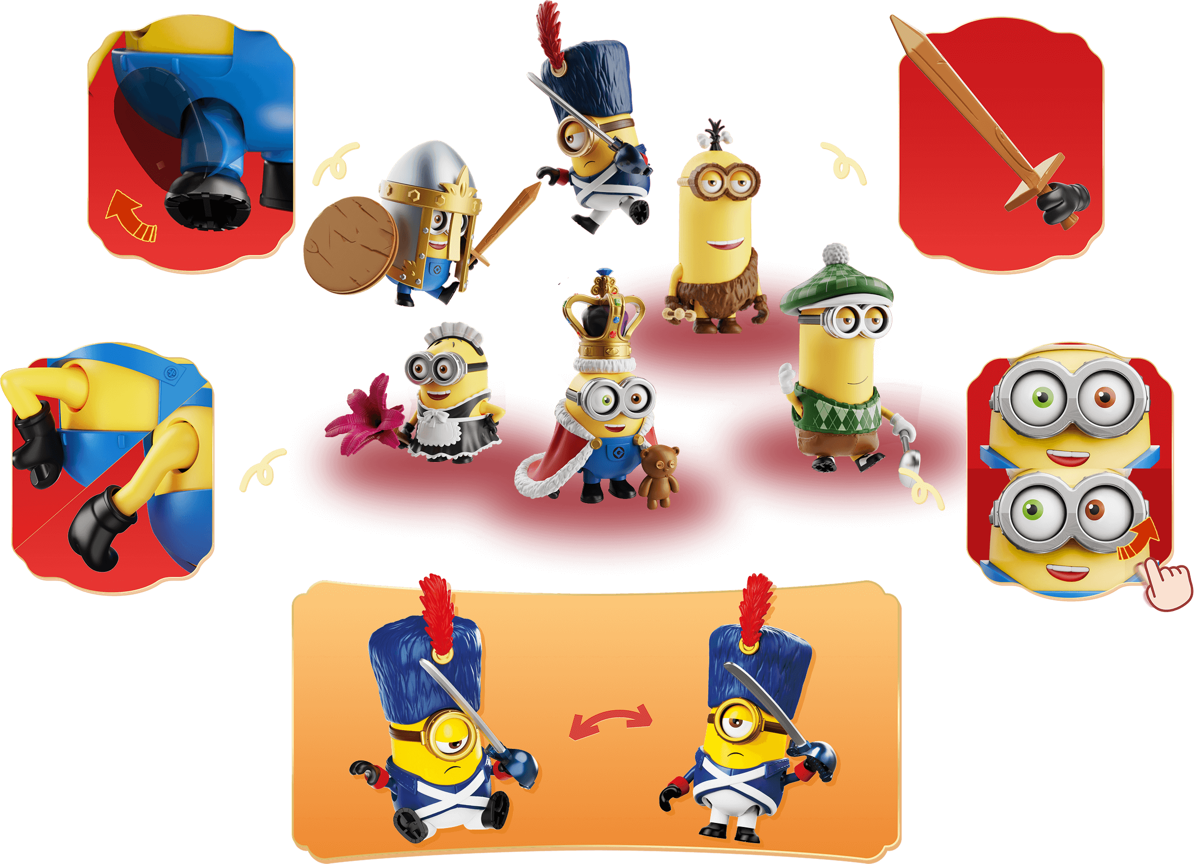Blokees Minions Mokoo 3" Blokees Action Figure Kit 01N Surprise Box Kawaii Gifts
