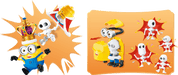 Blokees Minions Mokoo 3" Blokees Action Figure Kit 01N Surprise Box Kawaii Gifts