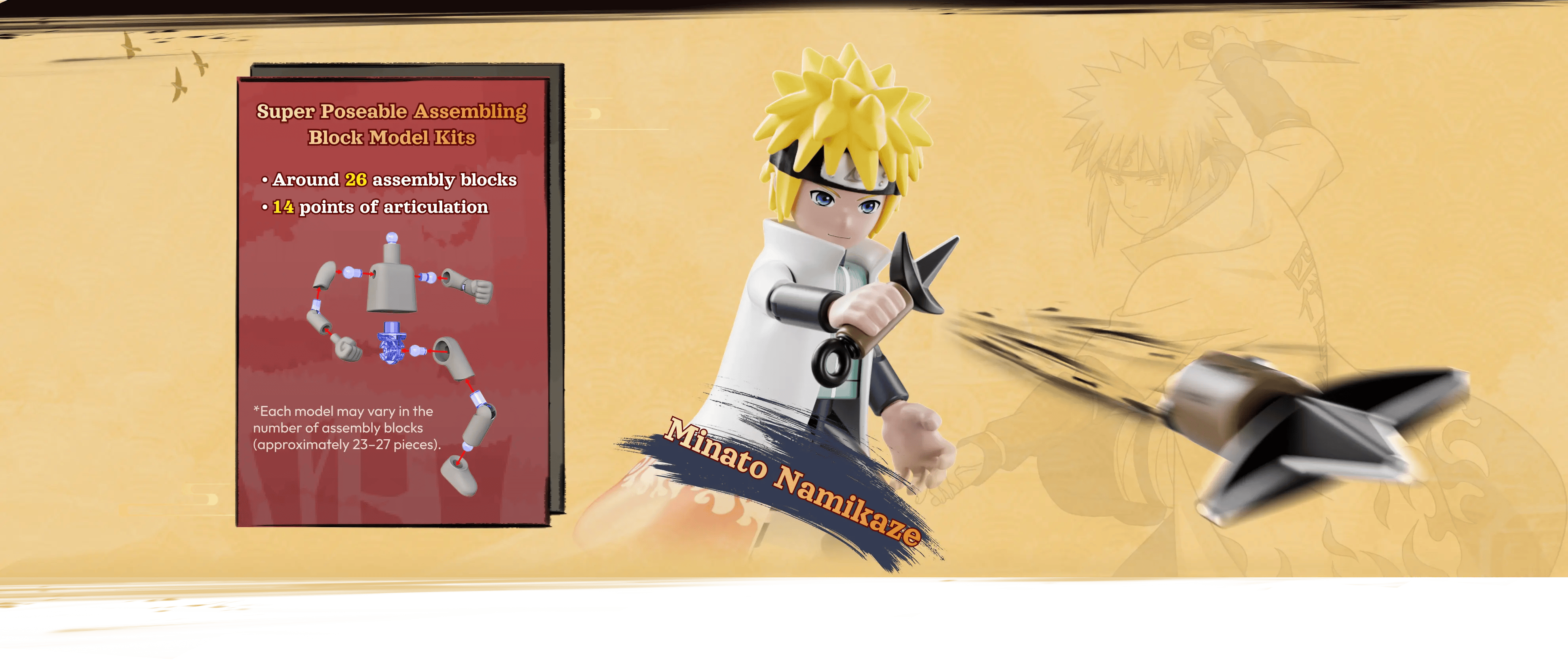 Blokees Naruto GV01 Ultimate Bond 4.5" Surprise Blokees Figure Blind Box Kawaii Gifts 810181530469