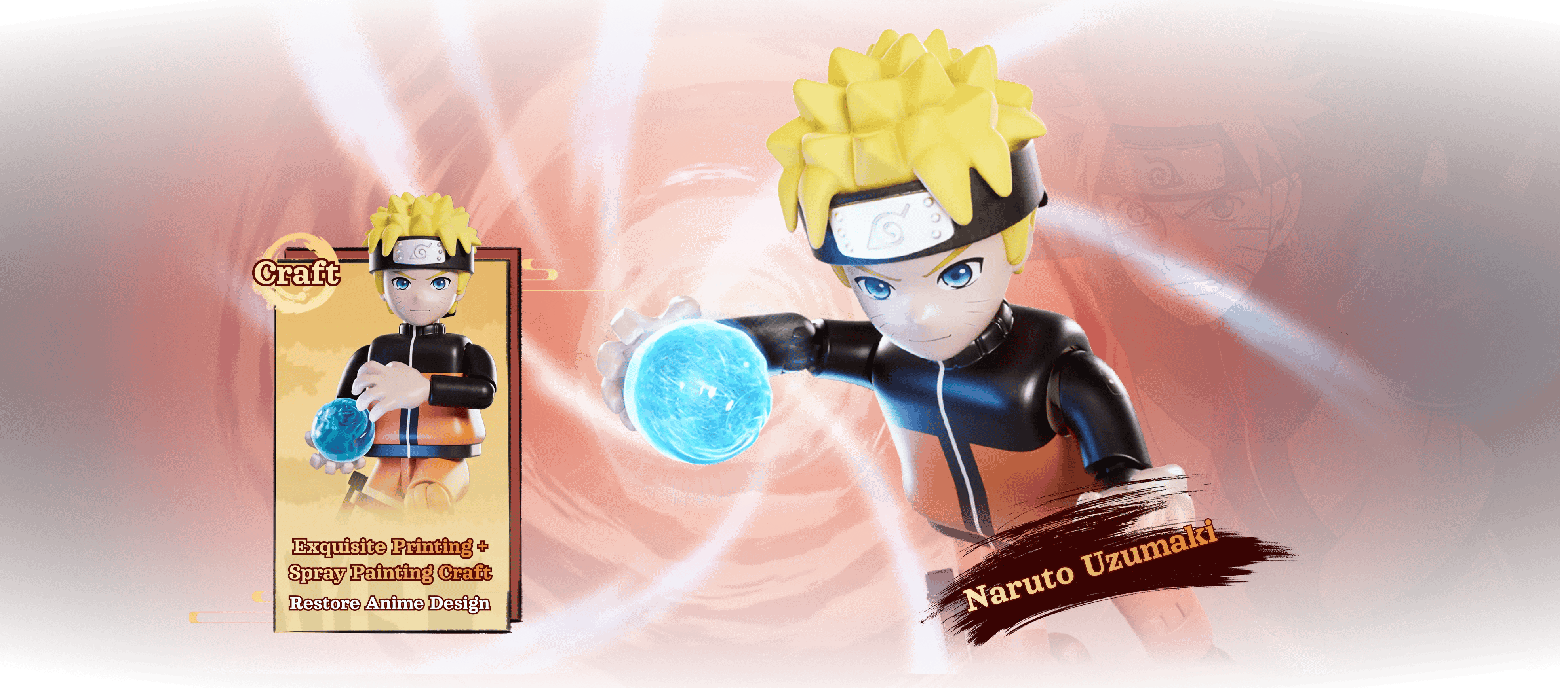 Blokees Naruto GV01 Ultimate Bond 4.5" Surprise Blokees Figure Blind Box Kawaii Gifts 810181530469
