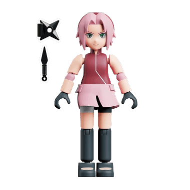 Blokees Naruto GV01 Ultimate Bond 4.5" Surprise Blokees Figure Blind Box Kawaii Gifts 810181530469