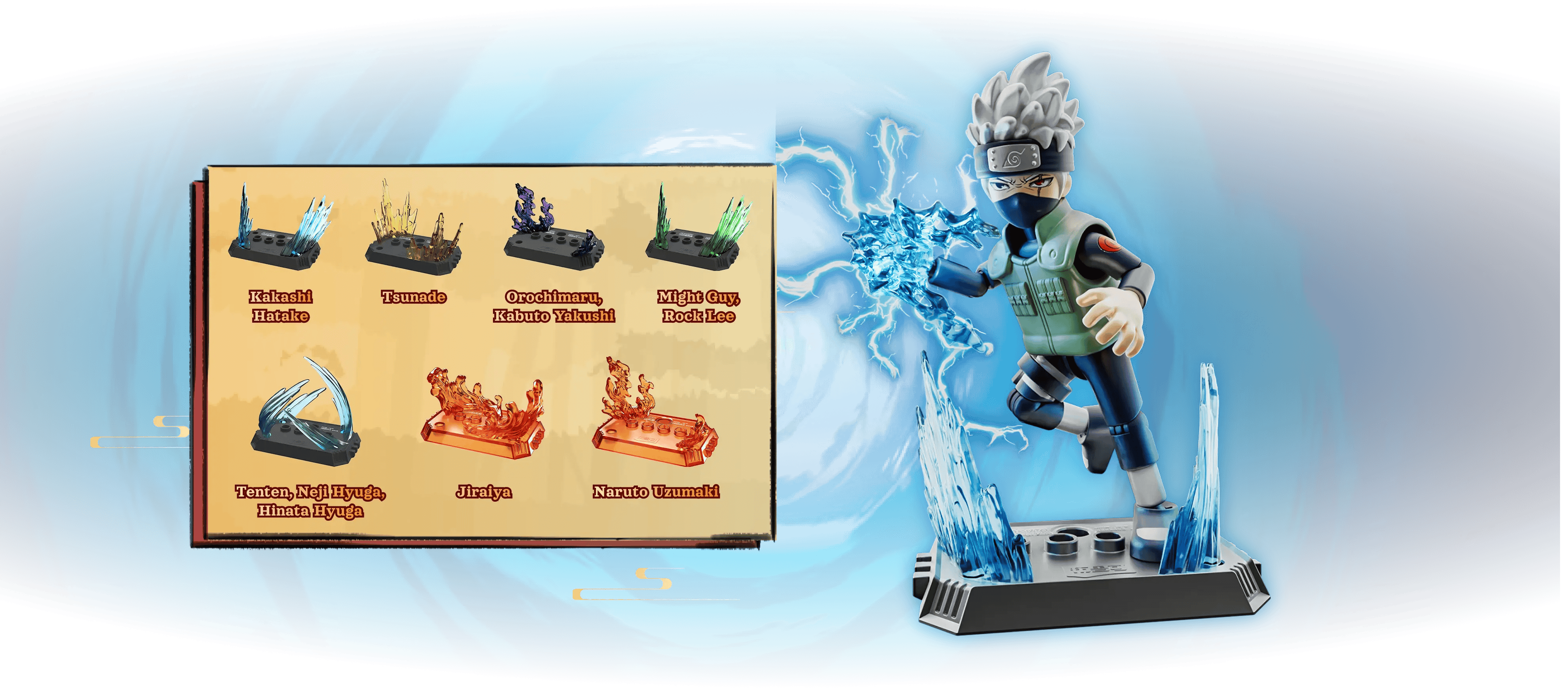 Blokees Naruto GV02 The Place the Leaves Dance 4" Surprise Blokees Figure Blind Box Kawaii Gifts 810181530483