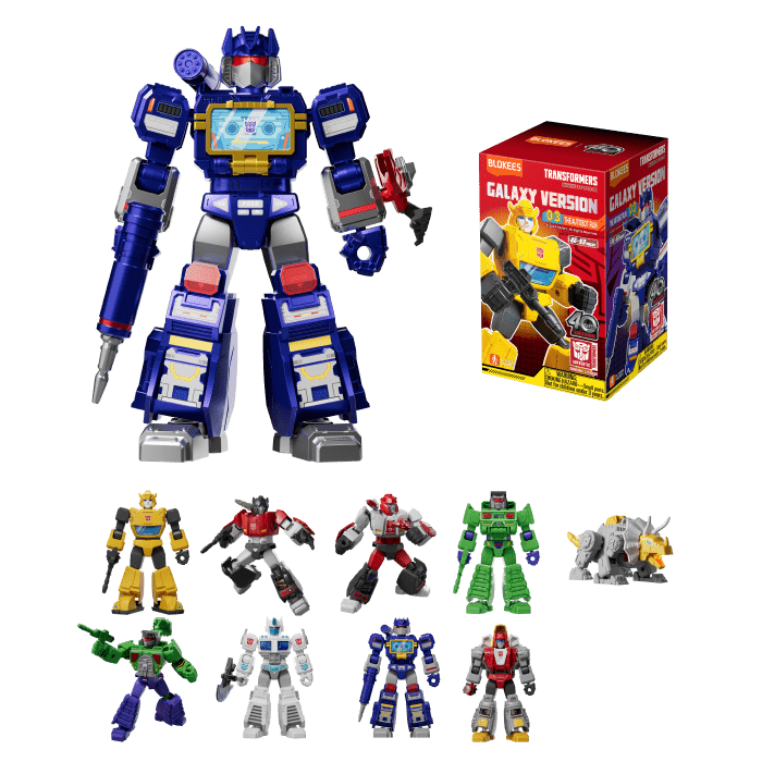 Blokees Transformers Galaxy V3 The Autobot Run 4" Blokees Action Figure Kit Surprise Box Kawaii Gifts 858050008442