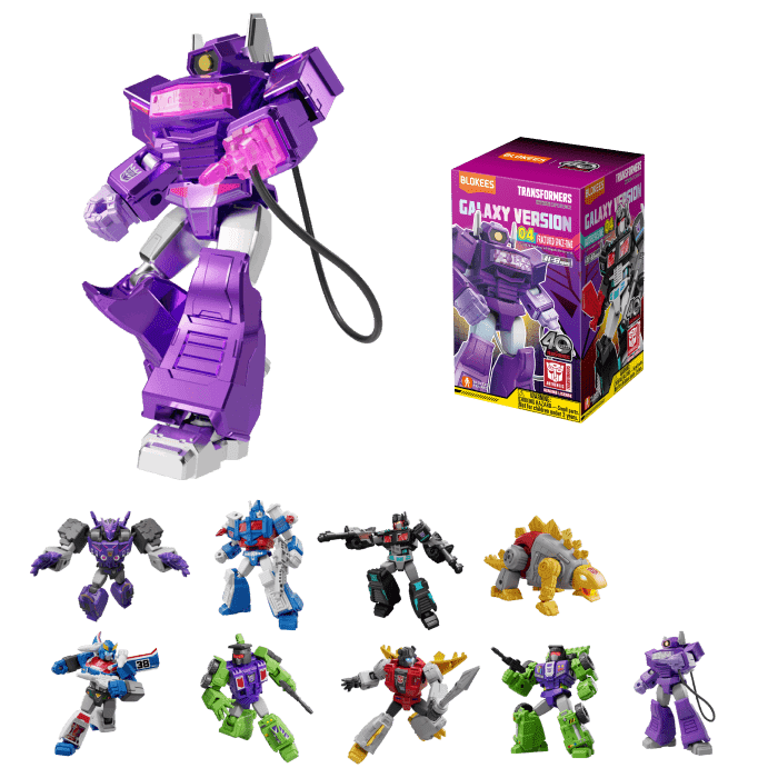 Blokees Transformers Galaxy V4 Fractured Space-Time 4" Blokees Action Figure Kit Surprise Box Kawaii Gifts 858050008466