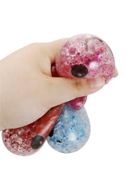 Cap Zone 3-in-1 Mini Dumpling Glitter Water Bead Squishy - 2 Inch AS SHOWN / ONE SIZE Kawaii Gifts